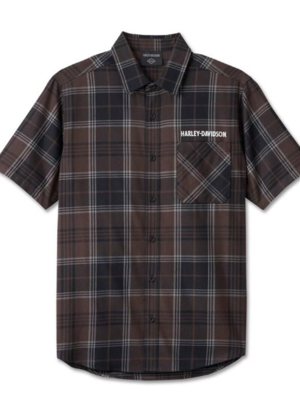 Harley-Davidson Cowboy Rider Short Sleeve Plaid Shirt